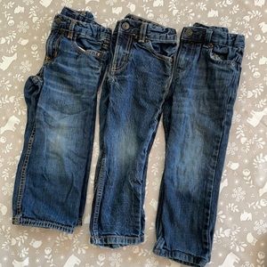 3 pairs of blue Jeans 3T